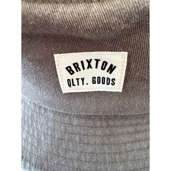 Brixton Woodburn Packable Bucket Hat S/M Vetiver Sol Wash - Picture 4 of 6